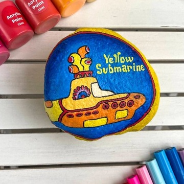 Kamień dekoracyjny do ogrodu "Yellow submarine"