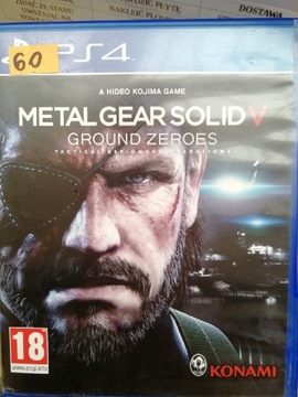 Metal Gear solid v GROUND ZEROES ps4