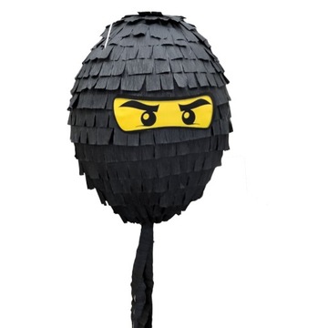 Piniata LEGO Ninjago czarny 30cm + GRATIS