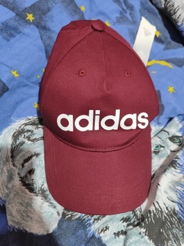 Nowa bordowa czapka adidas