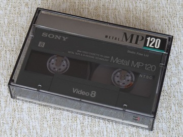 Kaseta video 8 Sony Metal MP120