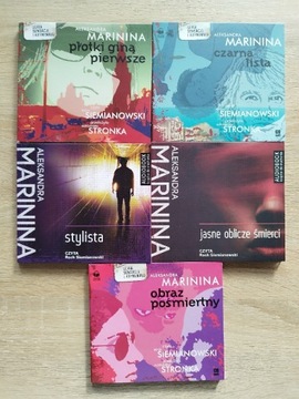 Audiobooki Aleksandra Marinina 5 szt.