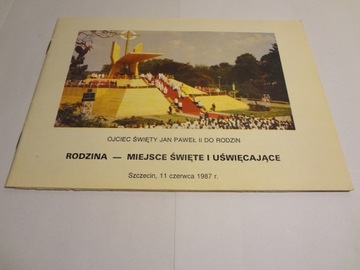 Wizyta Jana Pawła II w Szczecinie VI 1987 Homilia