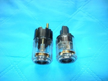 Wtyki do audio Oyaide P-029/C-029 gold