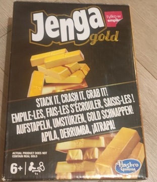 Jenga gold gra towarzyska 