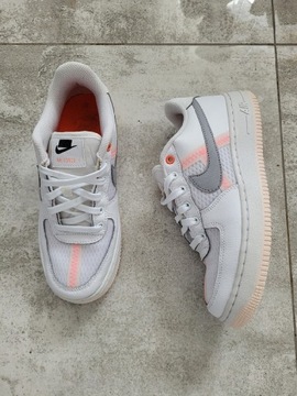 Buty Nike Air Force 1 Low Transparent White Grey 