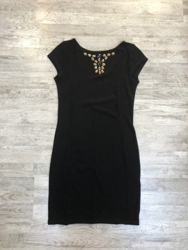 NOWA klasyczna sukienka mała czarna dopasowana 38 