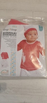 Nowe koszulki niemowlęce Owieczki rękaw 18m-c r.86