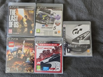 PlayStation 3, gry The Last of Us, GT5, NFS, LEGO 