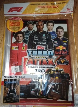 Topps Turbo Attax F1 zestaw startowy 2021 Album