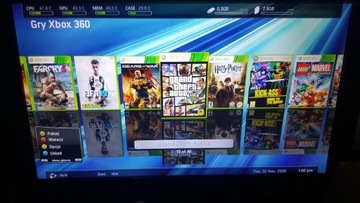 Xbox 360 Dysk usb RGH z grami na x360 z rgh