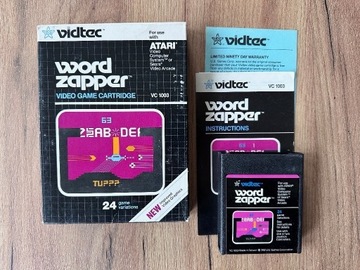 Word Zapper - Atari 2600 / 7800 BOX