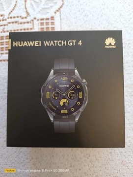 HUAWEI Watch GT 4 Active 46mm Czarny Gw27.10.2025r