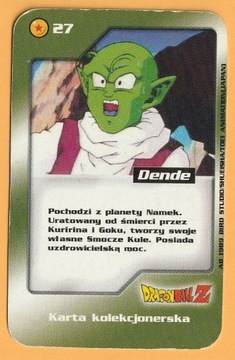 KARTA DRAGON BALL Z - CHIO - DENDE