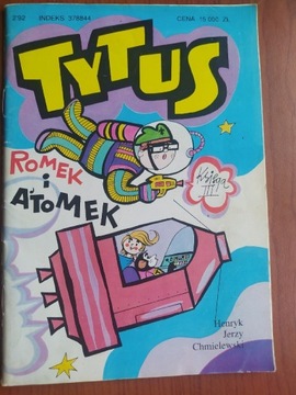 Komiks Tytus Romek i atomek 3 księga 1992r