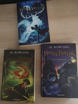 3 książki z serii Harry 