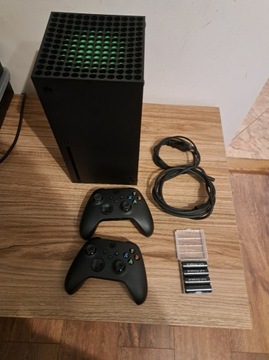 KONSOLA XBOX SERIES X SSD 1TB + 2x PAD Gwar 20mies