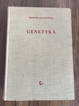 Książka „Genetyka”- Edmund Malinowski 1967 rok 