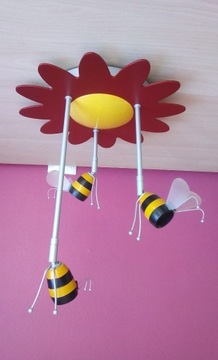 Żyrandol plafon lampa pszczółki 