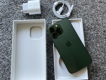 iPhone 13 Pro 256GB Green Zielony Bat98% SZKŁO