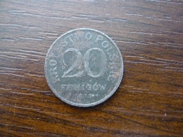 Moneta 20 fenigów 1917 r .  