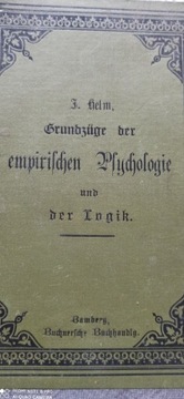 Empirischen Psychologie-Logik 1887
