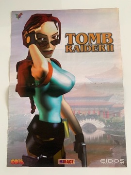 Plakat ŚGK Świat Gier Komputerowych Tomb Raider II