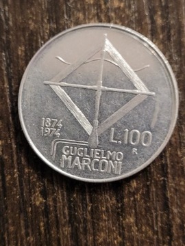 Włochy 1974r 100 lire