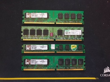 4GB (4x1) Pamięć ram DDR2 Kingston 667MHz