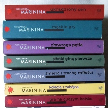 Aleksandra Marinina - zestaw książek