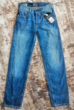 Sir Benni Miles nowe jeansy spodnie dżinsowe męski