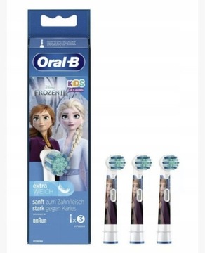 Końcówki Szczoteczki Oral-B Kids Frozen 3 sztuki