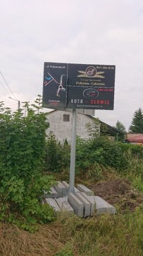 Reklama wolnostojąca , biolbord