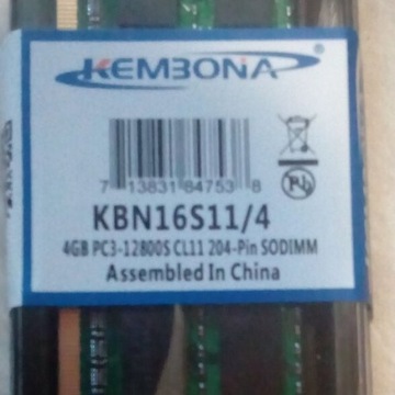 Pamięć RAM  do laptopa DDR3