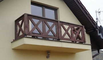 Balustrada drewniana
