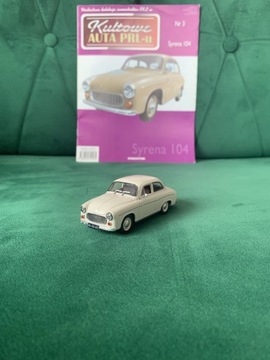 Syrena 104 Kultowe Auta PRL-u KAP FSO FSM DeA 1:43