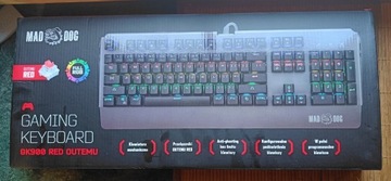 Klawiatura mechaniczna GK900 Red Outemu RGB Nowa!