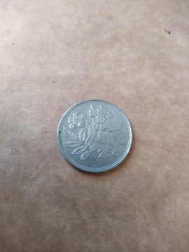 Malta 25 cents 1995