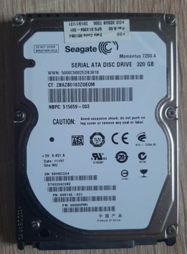 Dysk Seagate 320 GB