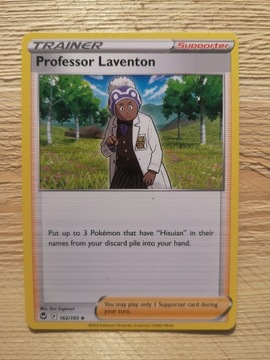 Karty pokemon Trener Professor Laventon 162/195