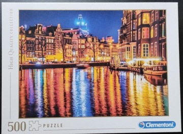 Puzzle 500 elementów Amsterdam Clementoni