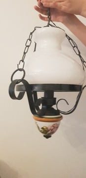 Antyczna lampa wisząca vintage 