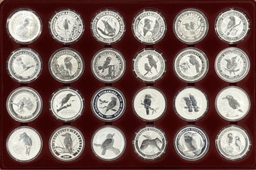 1990-2023 Australia 1$ KOOKABURRA 1 oz. Ag .999