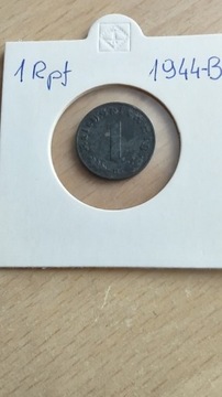 Moneta 1 pf 1944 B