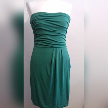 DAWERO BOUTIGUE Sukienka zielona włoska r36  S 