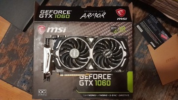 MSI Armor OC GeForce GTX1060 6gb