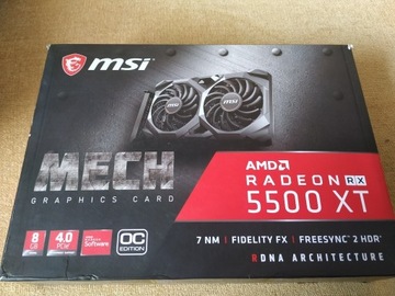 MSI Radeon RX 5500XT 8GB MECH OC sprawny