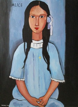 Amedeo Modigliani, Alice, płótno, 60x80 