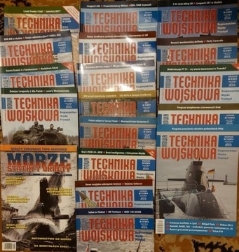 Czasopismo Technika Wojskowa 17 numerów