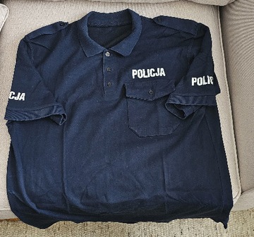 Koszulka polo z napisem Policja r. 112/180/100